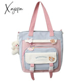 Xajzpa - Fashion Women Backpack Multilayer Large Capacity School Bag For Girls Cute Pendant