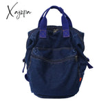 Xajzpa - Fashion Women Backpack New Denim Travel Bag Quality School Bolsa Feminina Student Book