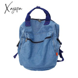 Xajzpa - Fashion Women Backpack New Denim Travel Bag Quality School Bolsa Feminina Student Book