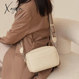 Xajzpa - Fashion Women Bag New Trend Solid Pu Messenger Bags Women’s Small Single Shoulder Simple