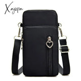 Xajzpa - Fashion Women Crossbody Zipper Mobile Phone Shoulder Bag Lady Female Multifunction Handbag