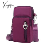 Xajzpa - Fashion Women Crossbody Zipper Mobile Phone Shoulder Bag Lady Female Multifunction Handbag