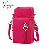 Xajzpa - Fashion Women Crossbody Zipper Mobile Phone Shoulder Bag Lady Female Multifunction Handbag