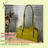 Xajzpa - Fashion Women Green Big Shoulder Bags Pu Leather Female Purse Handbags Large Capacity