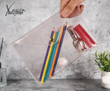 Xajzpa - Fashion Women Laser Transparent Cosmetic Bags Document Pencil Case Ladies Clear Makeup Bag