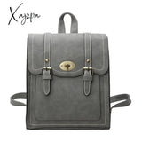 Xajzpa - Fashion Women Leather Backpack Pu Cool Urban Preppy Style School Bag Backpacks For Teenage