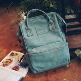 Xajzpa - Fashion Women Leather Backpack Youth Korean Style Shoulder Bag Laptop Schoolbags For