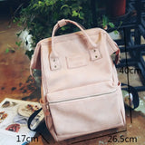 Xajzpa - Fashion Women Leather Backpack Youth Korean Style Shoulder Bag Laptop Schoolbags For