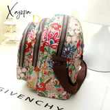 Xajzpa - Fashion Women Messenger Bags New Vinatge Flower Printing Bag Mummy Casual Shoulder Female