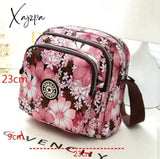 Xajzpa - Fashion Women Messenger Bags New Vinatge Flower Printing Bag Mummy Casual Shoulder Female