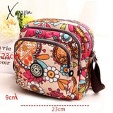 Xajzpa - Fashion Women Messenger Bags New Vinatge Flower Printing Bag Mummy Casual Shoulder Female