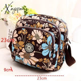 Xajzpa - Fashion Women Messenger Bags New Vinatge Flower Printing Bag Mummy Casual Shoulder Female