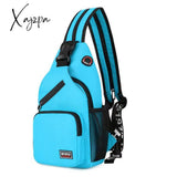 Xajzpa - Fashion Women Oxford Cloth Chest Bag Solid Color Shoulder Crossbody Men Casual Sport