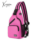 Xajzpa - Fashion Women Oxford Cloth Chest Bag Solid Color Shoulder Crossbody Men Casual Sport