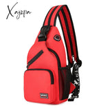 Xajzpa - Fashion Women Oxford Cloth Chest Bag Solid Color Shoulder Crossbody Men Casual Sport