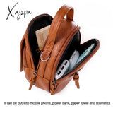 Xajzpa - Fashion Women Soft Pu Leather Solid Color Crossbody Shoulder Messenger Bag Casual Ladies