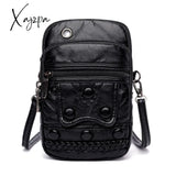 Xajzpa - Fashion Women Soft Pu Leather Solid Color Crossbody Shoulder Messenger Bag Casual Ladies