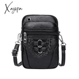 Xajzpa - Fashion Women Soft Pu Leather Solid Color Crossbody Shoulder Messenger Bag Casual Ladies