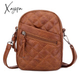 Xajzpa - Fashion Women Soft Pu Leather Solid Color Crossbody Shoulder Messenger Bag Casual Ladies