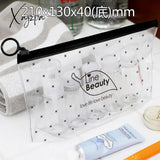 Xajzpa - Fashion Women Transparent Cosmetic Bag Small Large Clear Pvc Waterproof Makeup Case Travel