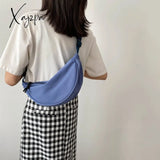 Xajzpa - Fashion Women’s Waist Bag New Summer Messenger Shoulder Canvas Multifunctional Chest