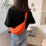 Xajzpa - Fashion Women’s Waist Bag New Summer Messenger Shoulder Canvas Multifunctional Chest