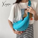 Xajzpa - Fashion Women’s Waist Bag New Summer Messenger Shoulder Canvas Multifunctional Chest