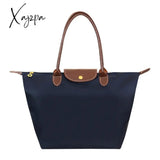 Xajzpa - Female Portable Foldable Dumplings Handbag Woman Travel Lightweight Shopper Bag Waterproof Nylon Simple Women Handbag Sac A Main