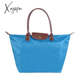 Xajzpa - Female Portable Foldable Dumplings Handbag Woman Travel Lightweight Shopper Bag Waterproof