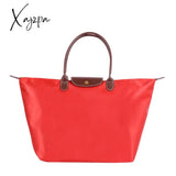 Xajzpa - Female Portable Foldable Dumplings Handbag Woman Travel Lightweight Shopper Bag Waterproof