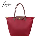 Xajzpa - Female Portable Foldable Dumplings Handbag Woman Travel Lightweight Shopper Bag Waterproof