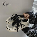 Xajzpa - Female Summer Shoes Casual Students Streetwear Canvas Sneakers Fashion Basic Sleek Vintage