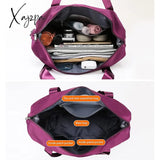 Xajzpa - Folding Travel Bags Waterproof Tote Luggage For Women Large Capacity Multifunctional