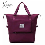 Xajzpa - Folding Travel Bags Waterproof Tote Luggage For Women Large Capacity Multifunctional