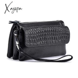 Xajzpa - Genuine Leather Clutch Women Long Wallets Money Purse Large Capacity Coin Ladies Wallet