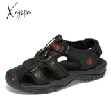 Xajzpa - Genuine Leather Men Sandals Summer New Large Size Sandals Men’s Casual Shoes Fashion