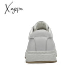 Xajzpa - Genuine Leather Men Shoes Casual Luxury Brand Soft Mens Sneakers Breathable Lace Up