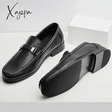 Xajzpa - Genuine Leather Men’s Casual Shoes Summer Men Handmade Natural Cow Loafers #Tt730 39