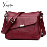 Xajzpa - Genuine Quality Leather Luxury Purses And Handbags Women Bags Designer Multi-Pocket