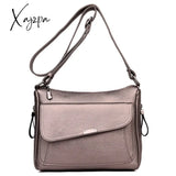 Xajzpa - Genuine Quality Leather Luxury Purses And Handbags Women Bags Designer Multi-Pocket