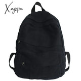 Xajzpa - Girl Fabric School Bag New Fashion College Student Vintage Women Backpack Canvas Female