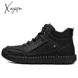 Xajzpa - Golden Sapling Classic Winter Boots Fashion Men’s Outdoor Shoes For Mountain Trekking