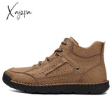 Xajzpa - Golden Sapling Classic Winter Boots Fashion Men’s Outdoor Shoes For Mountain Trekking