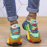 Xajzpa - Green Casual Sportswear Daily Patchwork Round Out Door Shoes Shoes Sneakers