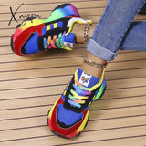 Xajzpa - Green Casual Sportswear Daily Patchwork Round Out Door Shoes Shoes Sneakers