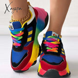 Xajzpa - Green Casual Sportswear Daily Patchwork Round Out Door Shoes Shoes Sneakers