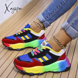 Xajzpa - Green Casual Sportswear Daily Patchwork Round Out Door Shoes Shoes Sneakers