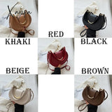 Xajzpa - Half Moon Women Shoulder Bags Winter Simple Design Stylish Underarm Bag New High Quality