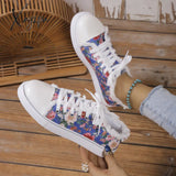 Xajzpa - Halloween Yellow Casual Daily Patchwork Printing Round Comfortable Shoes Shoes Sneakers