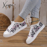 Xajzpa - Halloween Yellow Casual Daily Patchwork Printing Round Comfortable Shoes Shoes Sneakers